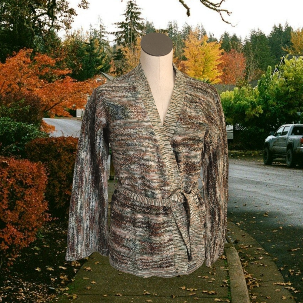 Vintage 70s Multicolor Knit Sweater